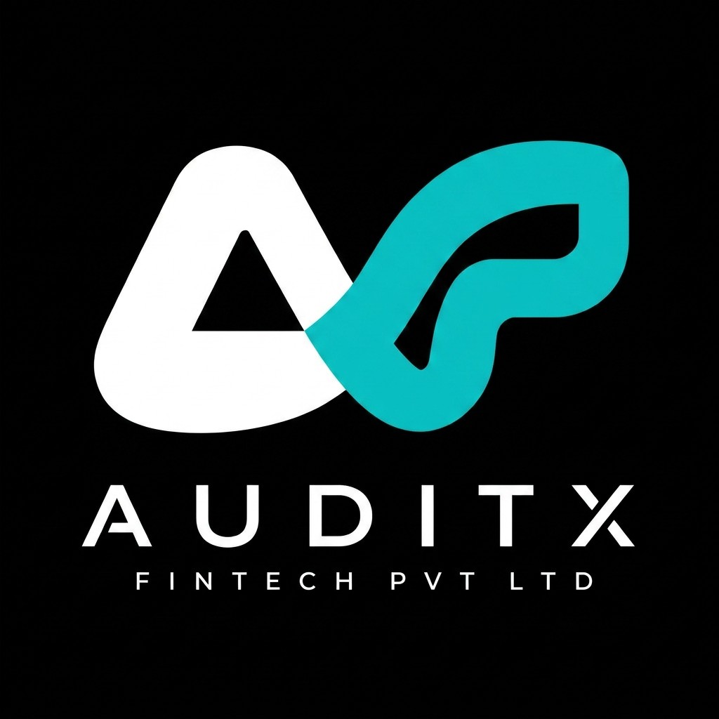 AuditX Fintech logo placeholder (white)